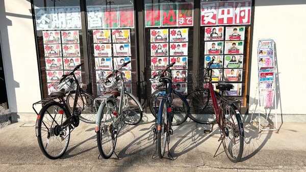 冬休みでも自転車通学